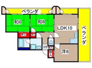 常盤マンションの物件間取画像